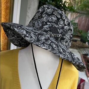 Electric Family Black and Gray Graphic Bucket Hat Cotton